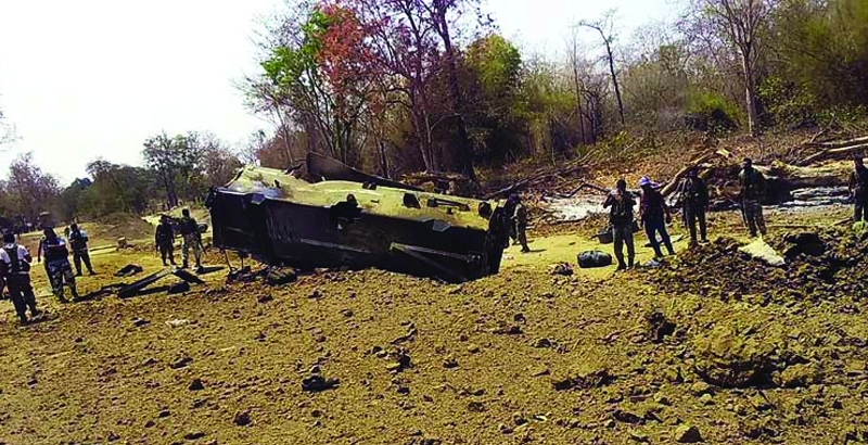 ഛത്തീസ്ഗഡില്‍ നക്‌സല്‍ ആക്രമണത്തില്‍ രണ്ടു പട്ടാളക്കാര്‍ കൊല്ലപ്പെട്ടു