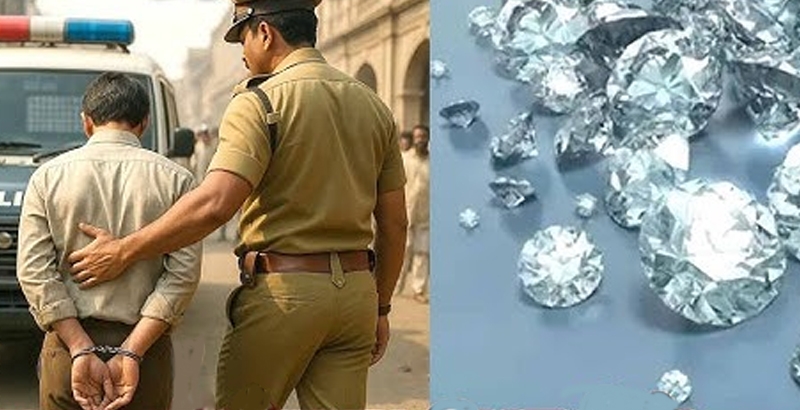 വ്യാപാരിയെ ഇടപാടിന് വിളിച്ചുവരുത്തി മര്ദ്ദിച്ച് കെട്ടിയിട്ട് 20 കോടിയിലേറെ രൂപയുടെ വജ്രാഭരണങ്ങള് കവര്ന്നു