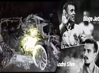 ലംബോര്‍ഗിനി അപകടം: വിവാഹം കഴിച്ച് രണ്ടാഴ്ചക്കുള്ളില്‍ ലിവര്‍പൂള്‍ ഫുട്‌ബോള്‍ താരം ഡിയോഗോ ജോട്ടക്കും സഹോദരനും ദാരുണാന്ത്യം