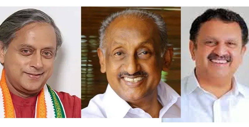 ശശി തരൂര്‍ രണ്ടിലൊന്ന് തീരുമാനിക്കണം-കെ. മുരളീധരന്‍; പുരയ്ക്കുമീതെ ചായുന്ന മരം വെട്ടണ-കെ.സി ജോസഫ്