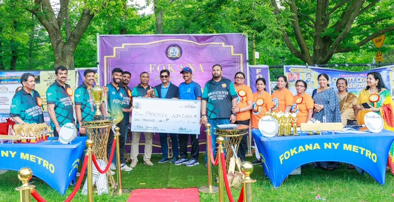 ഫൊക്കാന ന്യൂയോര്‍ക്ക് മെട്രോ ചാരിറ്റി ക്രിക്കറ്റ് ബാഷ് 2025 വര്‍ണ്ണാഭമായി