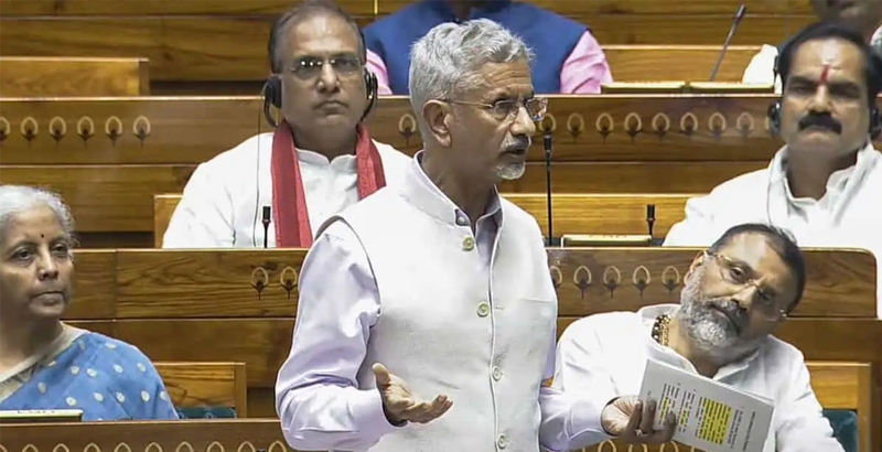പാകിസ്താന്‍ ആക്രമണത്തെ കുറിച്ച് ജെഡി വാന്‍സ് മോഡിക്ക് മുന്നറിയിപ്പ് നല്‍കിയെന്ന് പാര്‍ലമെന്റില്‍ ജയശങ്കര്‍