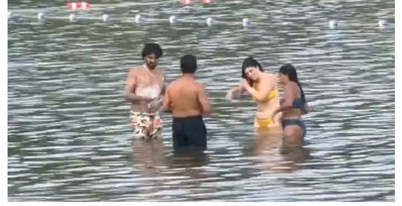 ബ്രാംപ്ടണിലെ തടാകത്തില് സോപ്പ് തേച്ച് കുളി; ഇന്ത്യക്കാരെന്ന് അഭ്യൂഹം; വിമര്ശനം