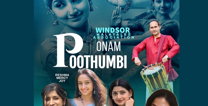 വിന്‍സര്‍ മലയാളി അസോസിയേഷന്റെ ഓണാഘോഷം 'പൂത്തുമ്പി' സെപ്റ്റംബര്‍ 6ന്