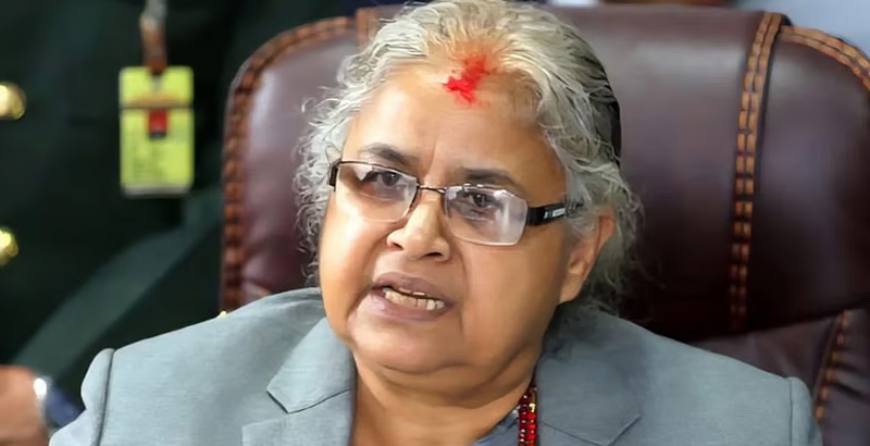 സുശീല കാര്‍ക്കി നേപ്പാളിലെ ഇടക്കാല പ്രധാനമന്ത്രി
