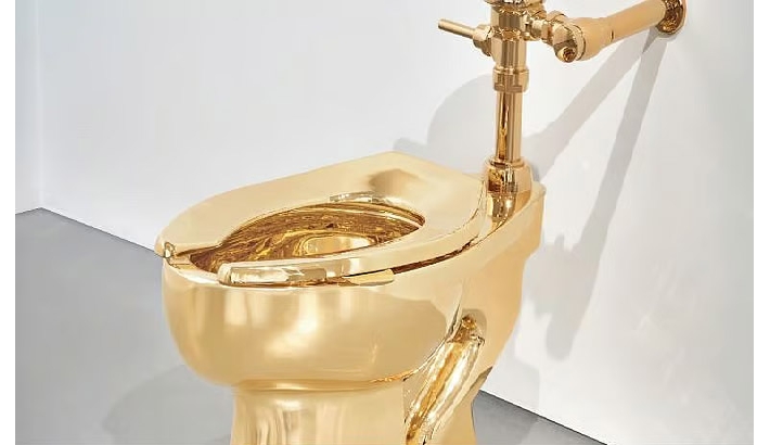 ആഡംബരത്തിന്റെ അവസാനവാക്ക്; സ്വര്ണ ടോയ്ലറ്റ് ലേലത്തിന് വെച്ച് ന്യൂയോര്ക്കിലെ സോത്ത്ബീസ് ആഡംബരത്തിന്റെ അവസാനവാക്ക്; സ്വര്ണ ടോയ്ലറ്റ് ലേലത്തിന് വെച്ച് ന്യൂയോര്ക്കിലെ സോത്ത്ബീസ്