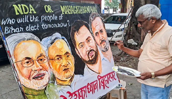 ബിഹാറില്‍ ആദ്യഫലസൂചന എന്‍ഡിഎ-ക്ക് അനുകൂലം