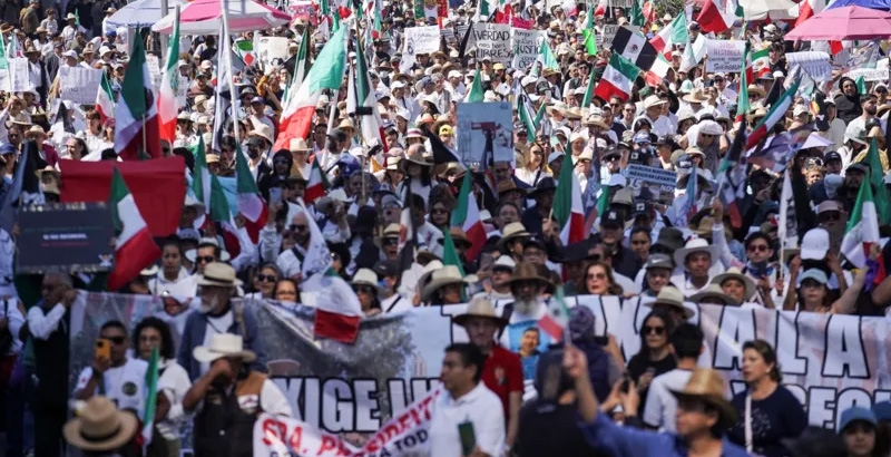 മെക്സിക്കോയില് സര്ക്കാര് വിരുദ്ധ പ്രതിഷേധം; 120 പേര്ക്ക് പരിക്ക്