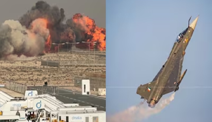 ദുബൈ എയര്‍ ഷോയില്‍ തേജസ് യുദ്ധവിമാനം തകര്‍ന്നു; പൈലറ്റ് മരിച്ചു