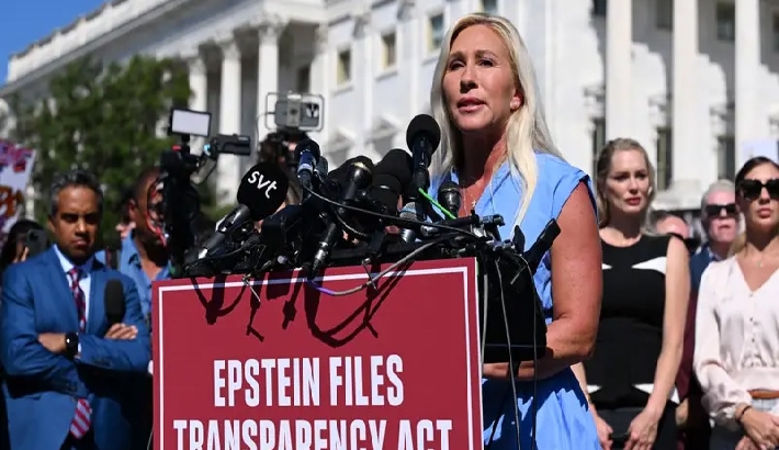 എപ്‌സ്‌റ്റൈന്‍ ഫയല്‍ വിവാദത്തിനിടെ ട്രംപിന്റെ കൂട്ടാളി മാര്‍ജോറി ടെയ്‌ലര്‍ ഗ്രീന്‍ രാജി പ്രഖ്യാപിച്ചു