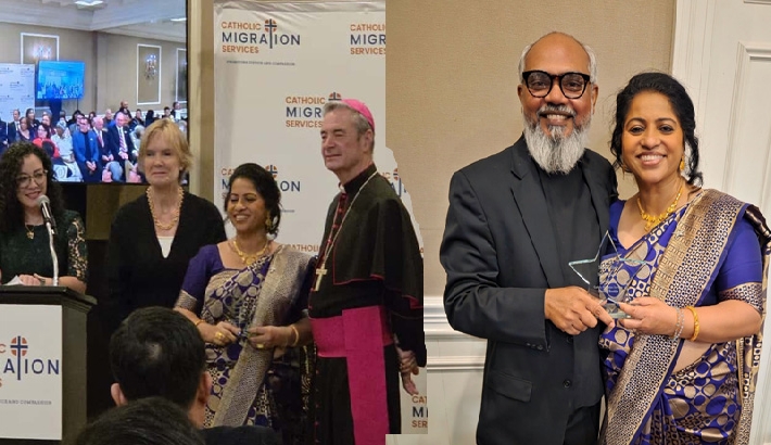 ബ്രൂക്ലിന്‍ രൂപതയില്‍ ഷീബ ഗ്ലാഡ്‌സന് ഷൈനിങ് സ്റ്റാര്‍ ബഹുമതി