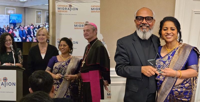 ബ്രൂക്ലിന്‍ രൂപതയില്‍ ഷീബ ഗ്ലാഡ്‌സന് ഷൈനിങ് സ്റ്റാര്‍ ബഹുമതി