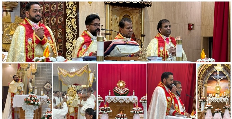 ഷിക്കാഗോ സെന്റ് മേരീസ് ക്‌നാനായ കത്തോലിക്കാ ഇടവകയില്‍ നാല്പതുമണിക്കൂര്‍ ആരാധന ഭക്തിനിര്‍ഭരമായി