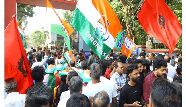 തദ്ദേശ തിരഞ്ഞെടുപ്പ്: കേരളത്തില് യുഡിഎഫ് സമഗ്രാധിപത്യം; എല്ഡിഎഫിന് തിരിച്ചടി, എന്ഡിഎയ്ക്ക് നഗരങ്ങളില് മുന്നേറ്റം തദ്ദേശ തിരഞ്ഞെടുപ്പ്: കേരളത്തില് യുഡിഎഫ് സമഗ്രാധിപത്യം; എല്ഡിഎഫിന് തിരിച്ചടി, എന്ഡിഎയ്ക്ക് നഗരങ്ങളില് മുന്നേറ്റം