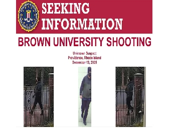 ബ്രൗണ്‍ സര്‍വകലാശാല വെടിവെപ്പ്: പ്രതിയെന്ന് സംശയിക്കുന്നയാളുടെ പുതിയ സിസിടിവി ദൃശ്യങ്ങള്‍ പുറത്ത്