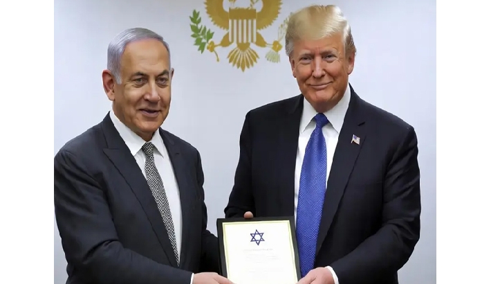 ഫിഫയ്ക്ക് പിന്നാലെ ഇസ്രായേല് വകയും ട്രംപിന് സമാധാന പുരസ്ക്കാരം ഫിഫയ്ക്ക് പിന്നാലെ ഇസ്രായേല് വകയും ട്രംപിന് സമാധാന പുരസ്ക്കാരം