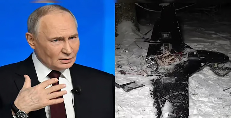 പുടിന്റെ വസതിക്കു നേരെ യുക്രെയ്ന്‍ നടത്തിയ ഡ്രോണ്‍ ആക്രമണ ദൃശ്യം റഷ്യ പുറത...