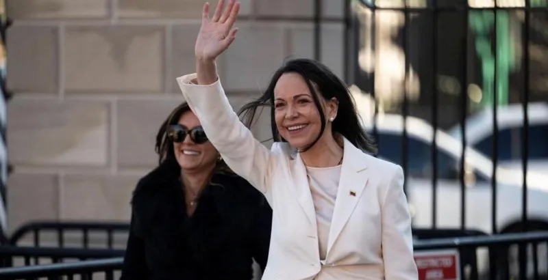 ട്രംപിന് നോബല്‍ മെഡല്‍ കൈമാറിയതായി വെനിസ്വേലന്‍ നേതാവ് മച്ചാഡോ