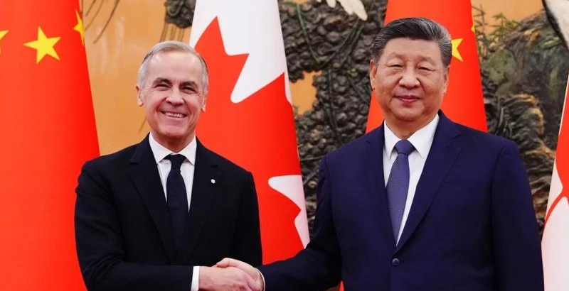 \'പുതിയ ലോകക്രമം\' ലക്ഷ്യമാക്കി ചൈന- കാനഡ സഹകരണം; പരസ്പര തീരുവ ഇളവുകള്‍ പ്രഖ്യാപിച്ചു