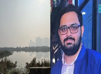 മൂടല്‍മഞ്ഞില്‍ കുഴിയിലേക്ക് വീണ കാറില്‍ കുടുങ്ങി നോയിഡയിലെ ടെക്കി മരിച്ചു