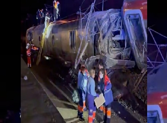 സ്‌പെയിനില്‍ അതിവേഗ ട്രെയിനുകള്‍ കൂട്ടിയിടിച്ചു; 21 മരണം, 100 പേര്‍ക്ക് പരിക്ക്