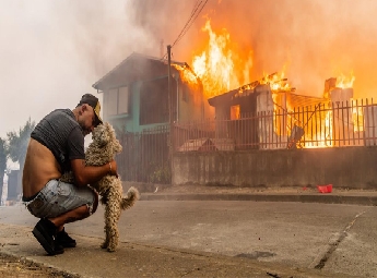 കാട്ടുതീ രൂക്ഷം: ചിലിയിൽ 'അടിയന്തരാവസ്ഥ' പ്രഖ്യാപനം; 18 മരണം, പതിനായിരങ്ങൾ ഒഴിപ്പിച്ചു