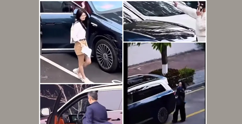 ചൈന '2080ൽ' ജീവിക്കുകയാണോ? കൈചലനത്തിലൂടെ തന്നെ തുറക്കുന്ന ഡ്രൈവർലെസ് കാറുകൾ; വൈറൽ വീഡിയോ