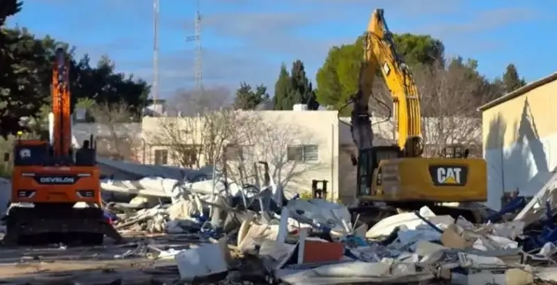 ഐക്യരാഷ്ട്ര സഭയുടെ സഹായ ഏജന്‍സി ആസ്ഥാനം ഇസ്രായേല്‍ പൊളിച്ചു നീക്കി