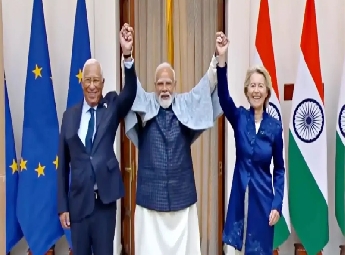 ചരിത്രനേട്ടം; ഇന്ത്യ-യൂറോപ്യൻ യൂണിയൻ സ്വതന്ത്ര വ്യാപാര കരാർ ഒപ്പുവച്ചു