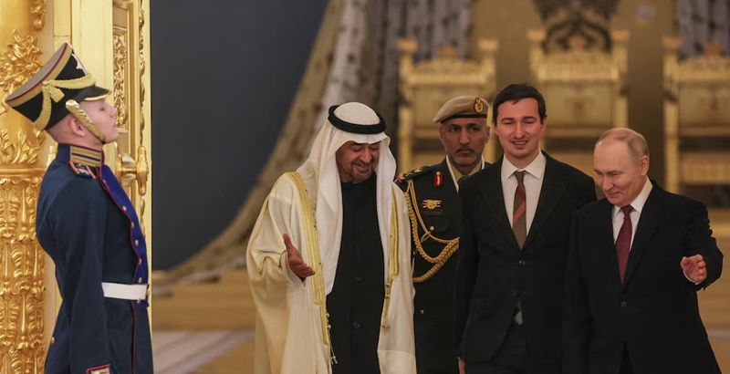 റഷ്യന്- യു എ ഇ പ്രസിഡന്റുമാര് കൂടിക്കാഴ്ച നടത്തി