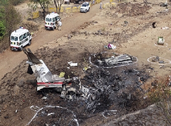 ബറാമതി വിമാനാപകടം; സി ഐ ഡി അന്വേഷണം തുടങ്ങി