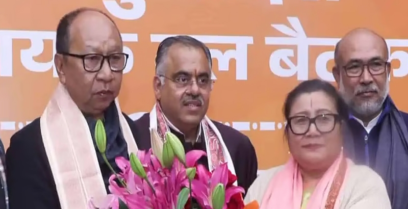 മണിപ്പൂരില്‍ സര്‍ക്കാര്‍ രൂപീകരിക്കാനുള്ള നീക്കവുമായി ബി ജെ പി; യുംനം ഖേംചന്ദ് മുഖ്യമന്ത്രിയാകും