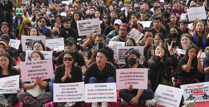 മണിപ്പൂരിലെ സര്‍ക്കാര്‍ രൂപീകരണം ആശങ്കാജനകമെന്ന് കുക്കികള്‍