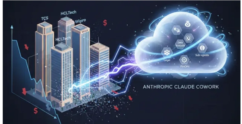 വിപണി കുലുക്കി ക്ലോഡ് 'കോവർക്ക്' : എഐ ഭീതിയിൽ ടെക് ഓഹരികളിൽ 300 ബില്യൺ ഡോളറിന്റെ ഇടിവ്