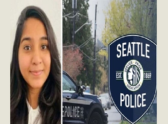 പോലീസ് വാഹനമിടിച്ച് മരണം: ജാഹ്നവി കാന്ദുലയുടെ കുടുംബത്തിന് 29 മില്യൺ ഡോളർ നഷ്ടപരിഹാരം നൽകുമെന്ന് സിയാറ്റിൽ