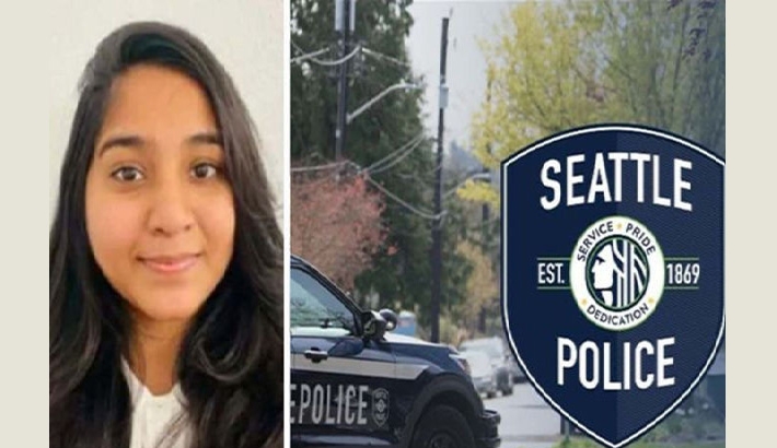 പോലീസ് വാഹനമിടിച്ച് മരണം: ജാഹ്നവി കാന്ദുലയുടെ കുടുംബത്തിന് 29 മില്യൺ ഡോളർ നഷ്ടപരിഹാരം നൽകുമെന്ന് സിയാറ്റിൽ