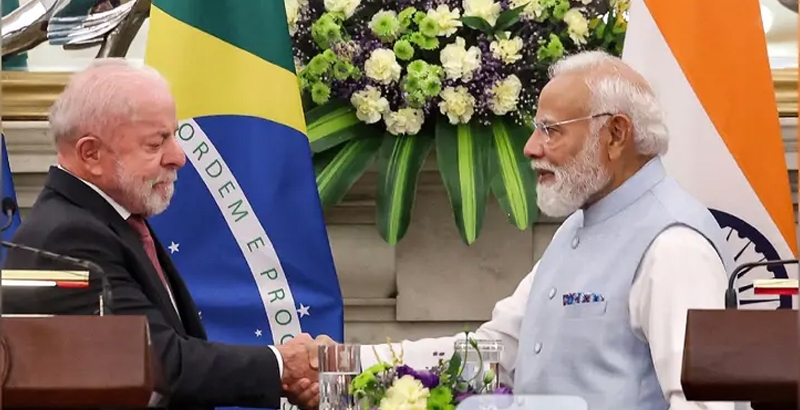 ഇന്ത്യയും ബ്രസീലും മൂന്ന് കരാറുകളില്‍ ഒപ്പുവെച്ചു