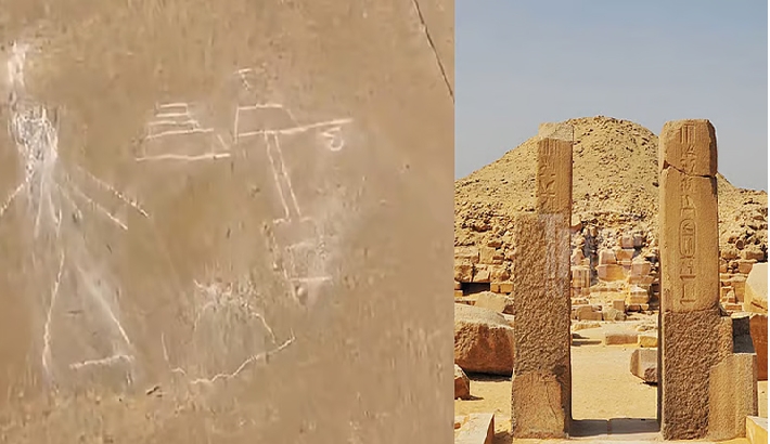 പിരമിഡില്‍ ചിത്രം വരച്ച ടൂര്‍ ഗൈഡ് അറസ്റ്റില്‍