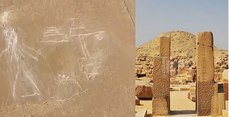 പിരമിഡില്‍ ചിത്രം വരച്ച ടൂര്‍ ഗൈഡ് അറസ്റ്റില്‍