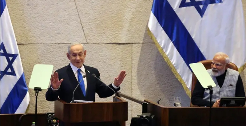 ഇസ്രായേലില്‍ നെസറ്റിനെ അഭിസംബോധന ചെയ്ത് മോഡി