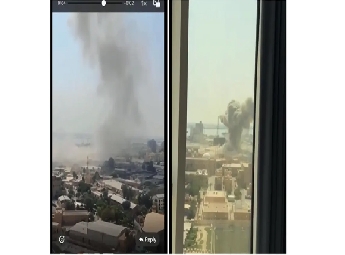 ബഹ്‌റൈനിലെ യു എസ് സൈനിക കേന്ദ്രത്തിനു നേരെ ഇറാന്‍ ആ്ക്രമണ ദൃശ്യങ്ങള്‍ പുറത്തുവന്നു