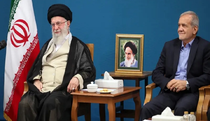 ഖംനേയിയെ വധിച്ചത് മുസ്ലിംകളെതിരായ യുദ്ധപ്രഖ്യാപനമെന്ന് ഇറാന്‍ പ്രസിഡന്റ് പെസെഷ്‌കിയാന്‍