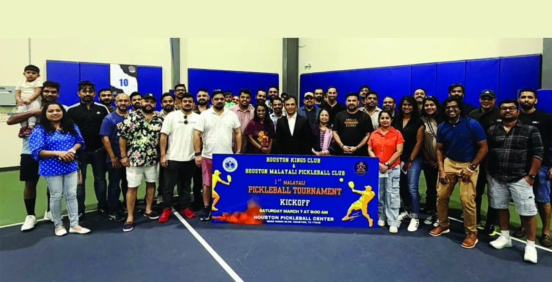ഹൂസ്റ്റണിലെ ആദ്യ മലയാളി ഓപ്പൺ പിക്കിൽബോൾ ടൂർണമെന്റ് മാർച്ച് 7ന്