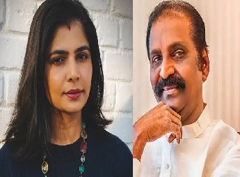 വൈരമുത്തുവിന് ജ്ഞാനപീഠം നല്‍കിയതിനെതിരെ ചിന്മയി ശ്രീപദ