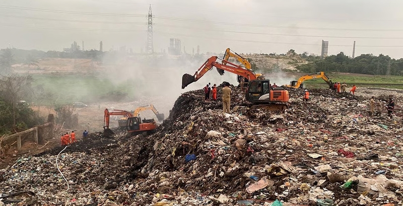 'നോക്കുകൂലി' വിവാദം: തലസ്ഥാനത്തെ മാലിന്യ സംസ്‌കരണ പ്രവര്‍ത്തനങ്ങള്‍ തടസ്സപ്പെട്ടു