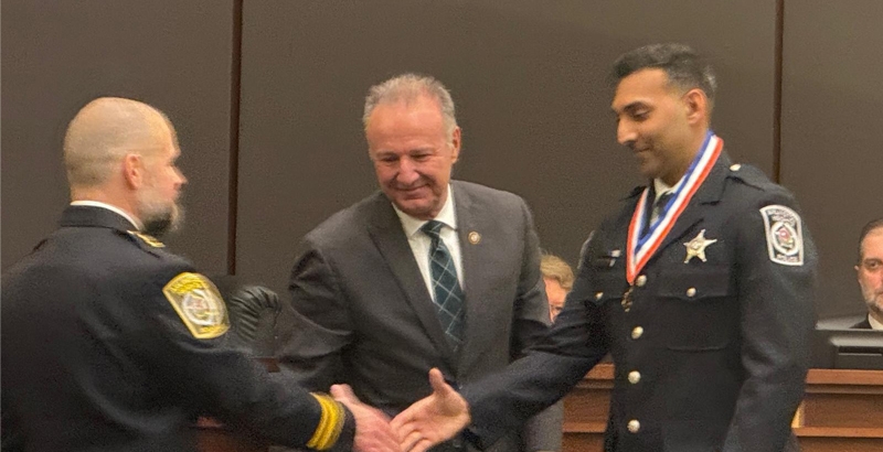 ആന്റണി പടിയറക്ക് ധീരതക്കുള്ള അംഗീകാരം