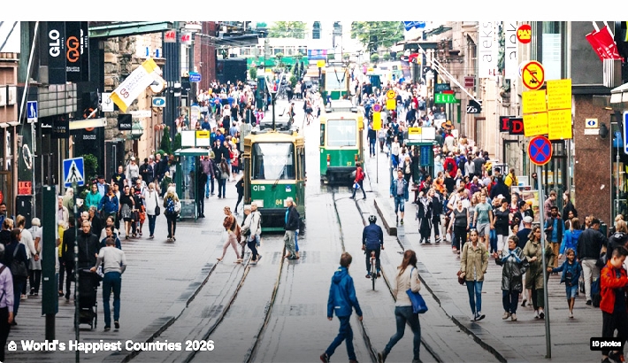 ലോകത്തിലെ ഏറ്റവും സന്തോഷരാജ്യം; തുടർച്ചയായി ഒമ്പതാം വർഷവും  ഫിൻലൻഡിന് ഒന്നാം സ്ഥാനം
