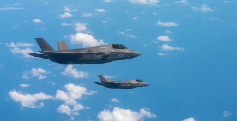 ഇറാൻ മിസൈൽ ആക്രമണം: അമേരിക്കൻ എഫ്35 യുദ്ധവിമാനം അടിയന്തരമായി ഇറക്കി