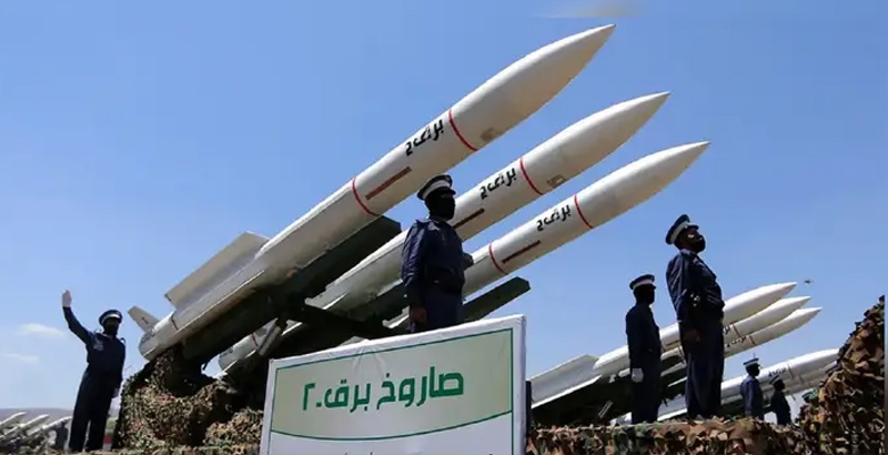 ഇസ്രായേലിനെതിരെ ഹൂത്തി മിസൈല്‍ ആക്രമണം