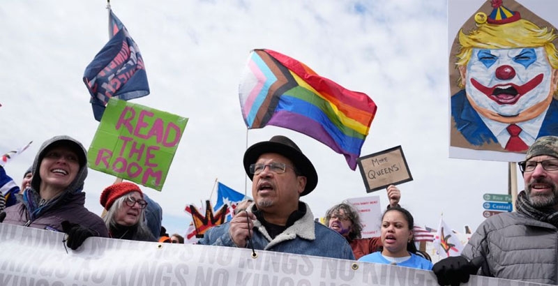 'നോ കിംഗ്‌സ്' പ്രതിഷേധം: ട്രംപിനെതിരെ അമേരിക്കയിലുടനീളം വൻ റാലികൾ